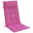 Almofadões P/ Cadeira Encosto Alto 4 pcs Tecido Oxford Rosa