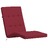Almofadões P/ Cadeira Terraço 2pcs Tecido Oxford Vermelho Tinto