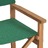 Cadeiras de Realizador Dobráveis 2 pcs Teca Maciça Verde