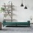 Sofá-cama com Apoio de Braços Veludo Verde-escuro