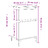 Mesa de Cabeceira 40x35x70 cm Cinzento Sonoma