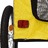 Reboque de Bicicleta P/ Cães Tecido Oxford/ferro Amarelo/cinza