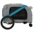 Reboque Bicicleta P/ Animais Tecido Oxford/ferro Azul/cinza