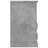 Mesa de Cabeceira 43x36x60 cm Cinzento Cimento