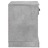 Mesa de Cabeceira 43x36x50 cm Cinzento Cimento