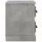 Mesa de Cabeceira 60x35,5x45 cm Cinzento Cimento