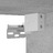 Mesa de Cabeceira de Parede 41,5x36x28 cm Cinzento Cimento