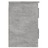 Mesa de Cabeceira de Parede 41,5x36x53 cm Cinzento Cimento