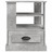 Mesa de Apoio 50x50x60 cm Derivados de Madeira Cinzento-cimento