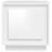 Mesa de Cabeceira 44x35x45cm Derivados Madeira Branco Brilhante