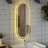 Espelho de Casa de Banho com Luzes LED Oval 100x45 cm
