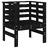 Cadeiras de Jardim 2 pcs 61,5x53x71 cm Pinho Maciço Preto
