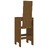 Cadeiras de Bar 2 pcs 40x42x120 cm Pinho Maciço Castanho-mel