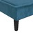 Sofá-cama em Forma de L 255x140x70 cm Veludo Azul