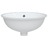 Lavatório Casa de Banho Oval 43x35x19 cm Cerâmica Branco