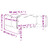 Mesa de Centro 80x80x36,5 cm Derivados Madeira Cinzento Sonoma