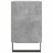 Mesas Cabeceira 2pcs 40x30x50cm Derivados Madeira Cinza-cimento