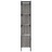 Estante C/ Porta 44,5x30x154,5 cm Deriv. Madeira Cinza Sonoma