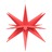 Estrelas da Morávia Dobráveis C/ Luzes LED 3 pcs 100cm Vermelho