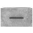Mesa Cabeceira Montagem na Parede 35x35x20 cm Cinzento Cimento