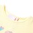 T-shirt de Criança com Estampa de Patins Amarelo-suave 92