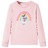 Sweatshirt para Criança Cor Rosa-claro 140