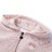 Sweatshirt para Criança com Capuz e Fecho Mistura de Rosa Claro 116