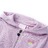 Sweatshirt para Criança com Capuz e Fecho Mistura de Lila 140