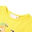 T-shirt de Criança com Estampa de Bicicleta Amarelo 116