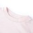 Sweatshirt para Criança Rosa Suave 140