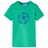 T-shirt para Criança com Estampa de Bola de Futebol Verde 116