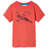 T-shirt para Criança com Estampa de Caça a Jato Vermelho-claro 128