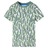 T-shirt para Criança com Estampa de Folhas Cor Cru e Hera-escuro 104