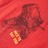 T-shirt para Criança com Estampa de Dinossauro Vermelho 104