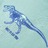 T-shirt para Criança com Estampa de Dinossauro Caqui-claro 104
