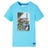T-shirt para Criança Cor Ciano 104