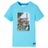 T-shirt para Criança Cor Ciano 116