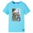T-shirt para Criança Cor Ciano 128