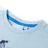 T-shirt para Criança com Estampa de Tubarão Azul-claro 128