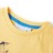 T-shirt de Criança com Estampa de Tubarão Amarelo 92