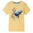 T-shirt de Criança com Estampa de Tubarão Amarelo 104