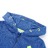 Sweatshirt para Criança com Capuz e Fecho Azul Mesclado 104