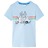 T-shirt para Criança com Estampa de Autocarro Azul-claro 140