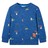 Sweatshirt para Criança Azul-escuro Mesclado 116