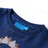 T-shirt Manga Comprida P/ Criança Estampa Dinossauro Azul-marinho 92