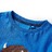 T-shirt Manga Comprida P/ Criança Estampa Bisonte Azul-cobalto 92