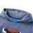 Sweatshirt para Criança com Capuz Azul Mesclado 128