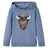 Sweatshirt para Criança com Capuz Azul Mesclado 140