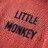 T-shirt Manga Comprida P/ Criança Little Monkey Vermelho Queimado 92