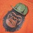 Sweatshirt para Criança C/ Estampa de Gorila Laranja-escuro 92